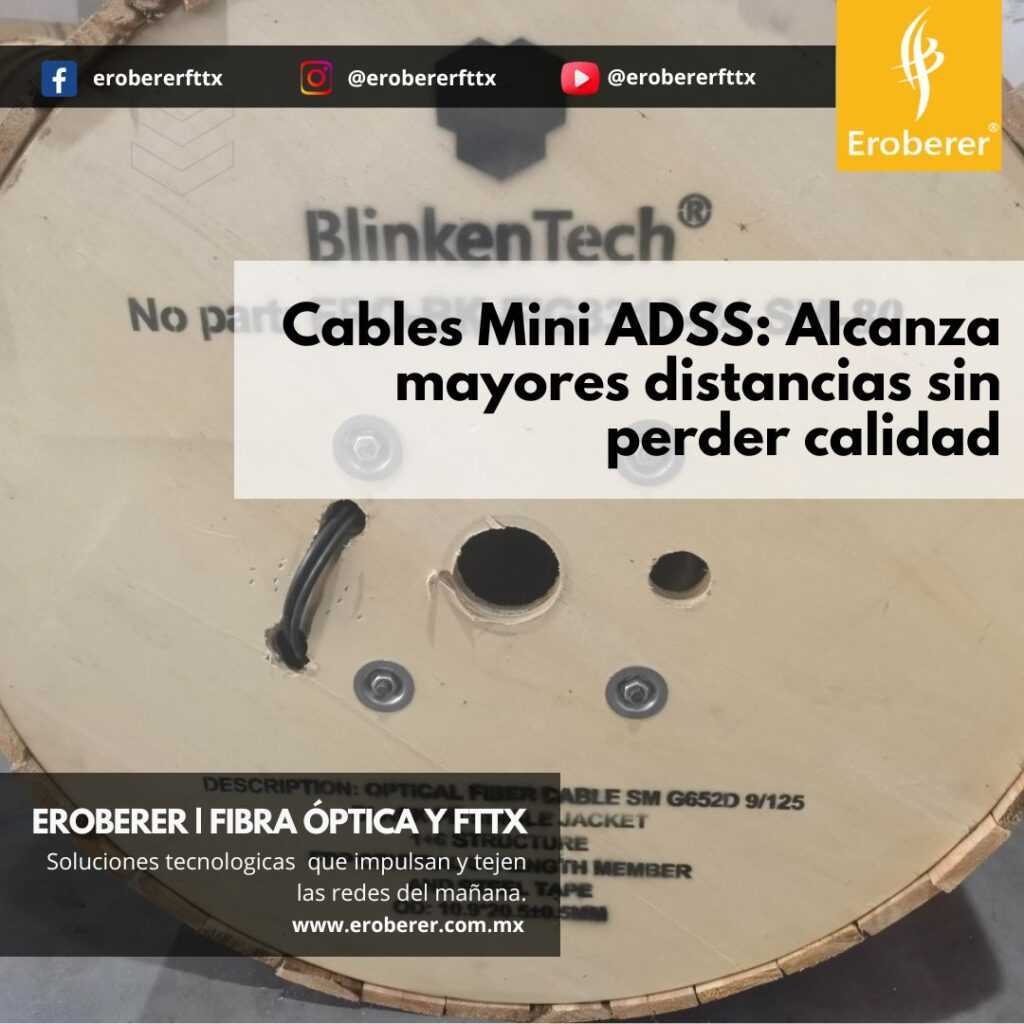 Cables de Fibra Óptica Mini ADSS