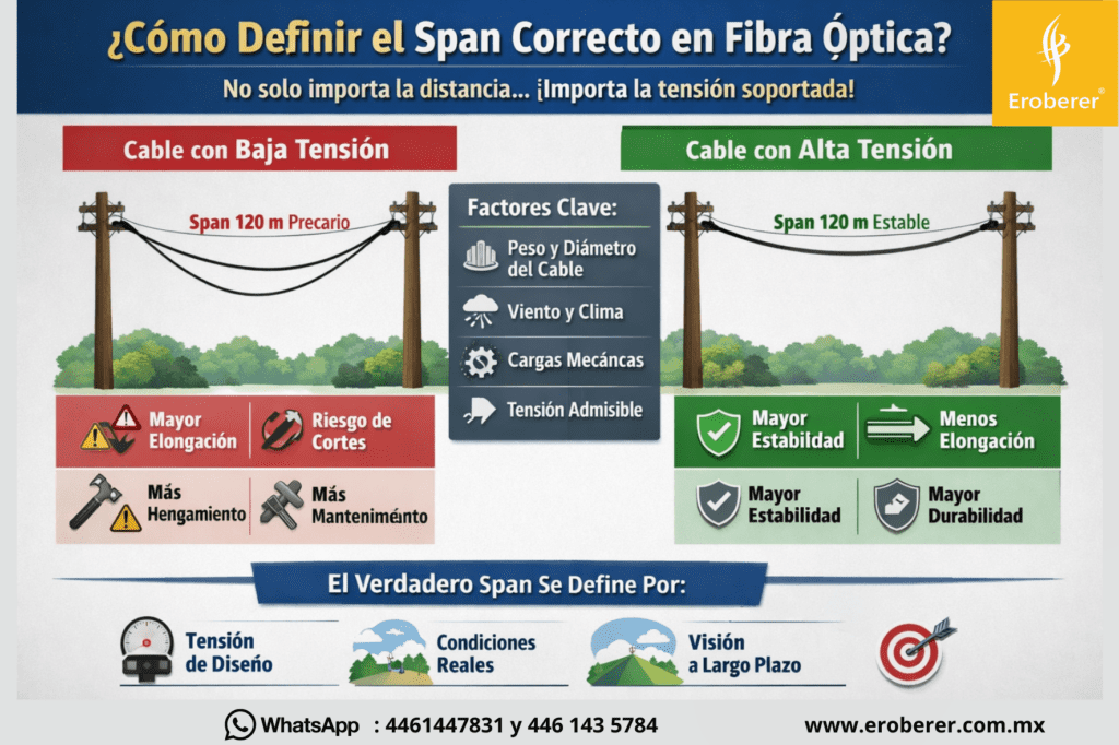 Calculo de Span en la Fibra Optica Eroberer