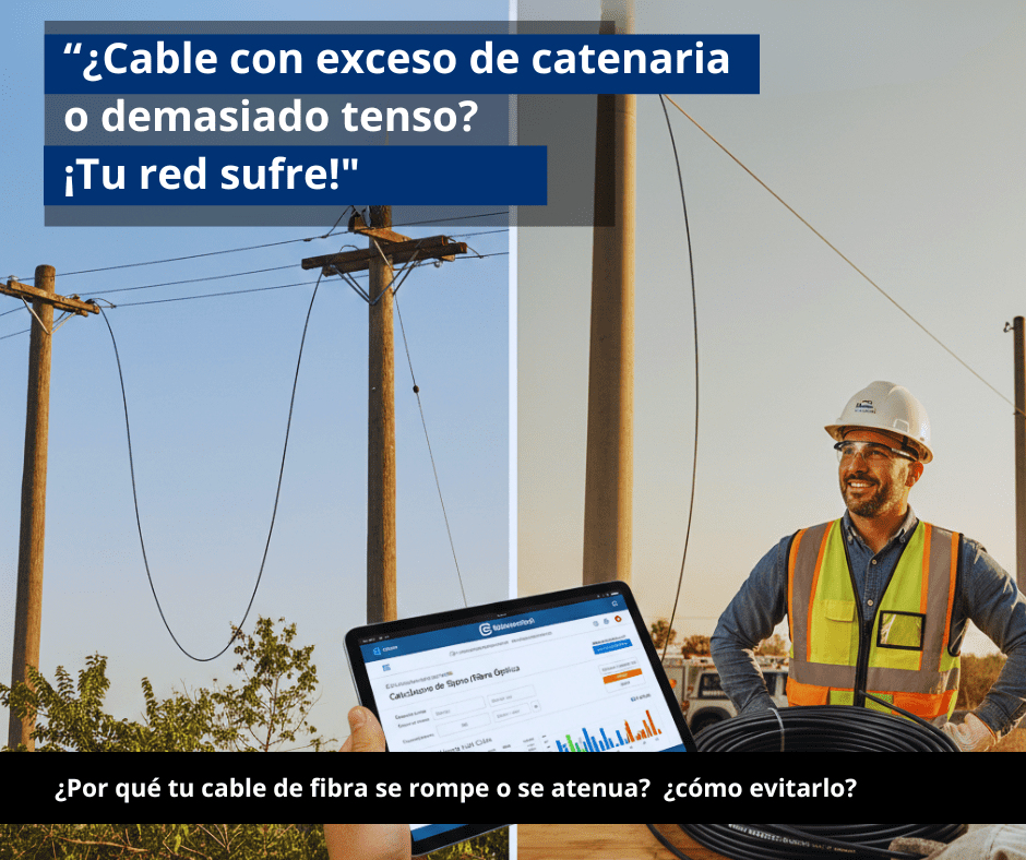 ¿Cable pandeado o demasiado tenso ¡Tu red sufre! Soporte Eroberer