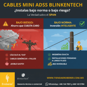 ¿Instalas bajo norma o bajo riesgo? La verdad sobre el Span 80 en Fibra Óptica 🔍⚠️ Blinkentech