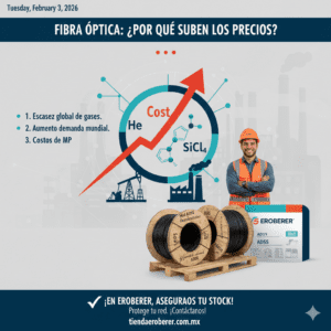 ¿Por qué sube el precio de la fibra óptica? por Eroberer