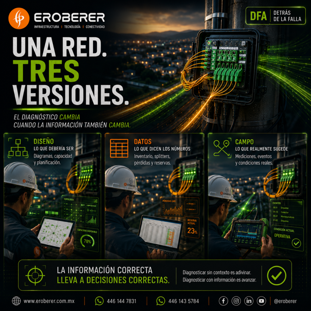 ¿Qué pasa cuando cada técnico tiene una versión distinta de la red?